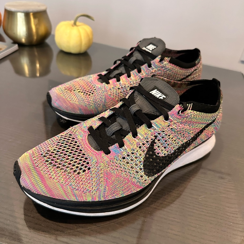 Nike Colorful Flyknit Sneakers with Black Details